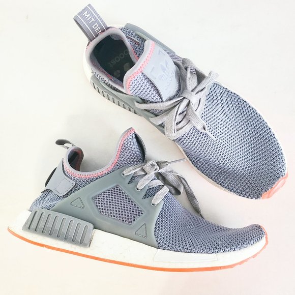 adidas Other - ADIDAS NMD XR1 gray/solar red athletic sneakers